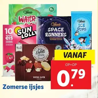 Lidl Zomerse ijsjes aanbieding