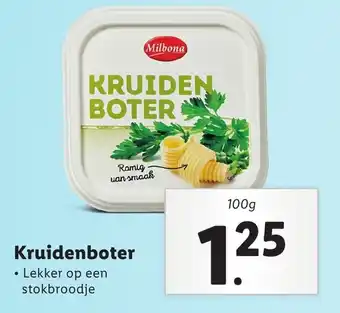 Lidl Kruidenboter 100g aanbieding