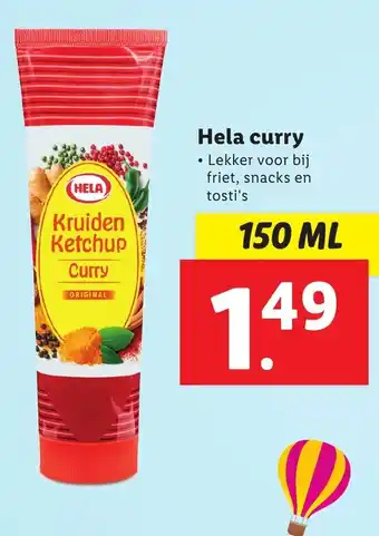 Lidl Hela curry 150ml aanbieding