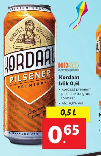 Lidl Kordaat blik 0,5l aanbieding