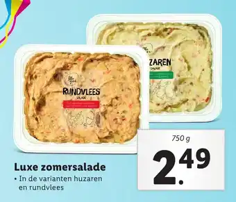 Lidl Luxe zomersalade 750g aanbieding