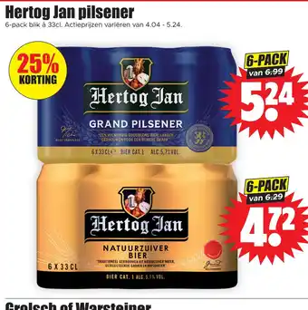 Dirk Hertog jan pilsener aanbieding