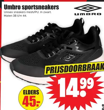 Dirk Umbro sportsneakers aanbieding