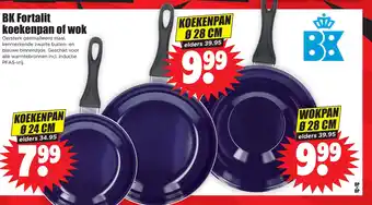 Dirk Bk fortalit koekenpan of wok aanbieding