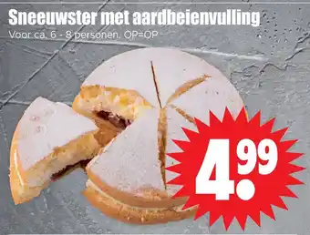 Dirk Sneeuwster met aardbeienvulling aanbieding