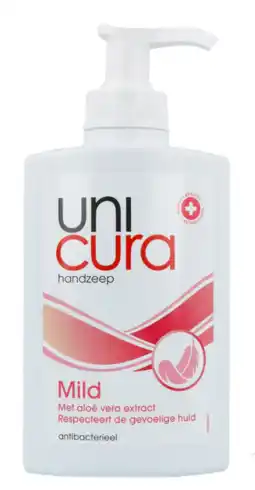De Online Drogist Unicura handzeep mild 250ml aanbieding