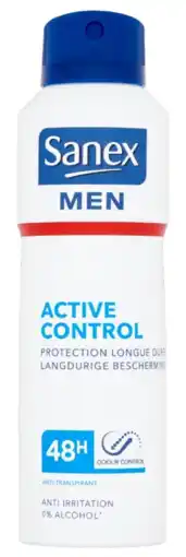 De Online Drogist Sanex men deodorant spray active control 200ml aanbieding