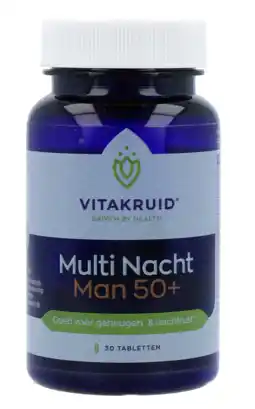 De Online Drogist Vitakruid multi nacht man 50+ tabletten 30tb aanbieding