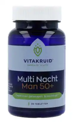 De Online Drogist Vitakruid multi nacht man 50+ tabletten 30tb aanbieding