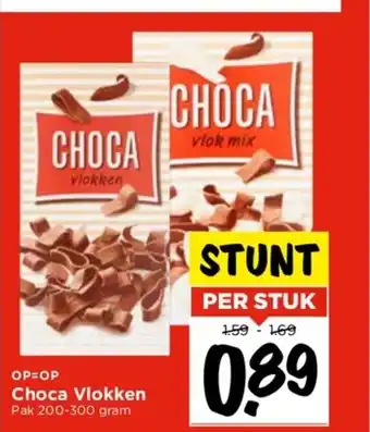 Vomar Voordeelmarkt Choca Vlokken Pak 200-300 gram aanbieding