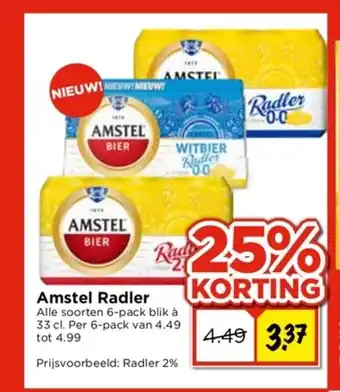 Vomar Voordeelmarkt Amstel Radler aanbieding