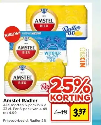 Vomar Voordeelmarkt Amstel Radler aanbieding