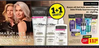 Kruidvat Keuze uit het hele assortiment john frieda haarverzorging en -styling. aanbieding