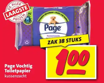 Nettorama Page Vochtig Toiletpapier kussenzacht aanbieding