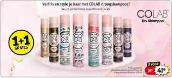 Kruidvat Colab dry shampoo aanbieding