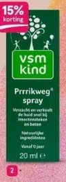Etos Vsm* kind prrrikweg spray 20 ml aanbieding