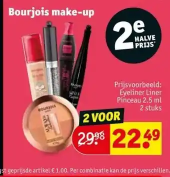 Kruidvat Bourjois make-up aanbieding