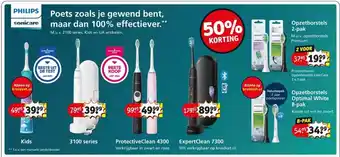 Kruidvat Poets zoals je gewend bent, maar dan 100% effectiever.** aanbieding