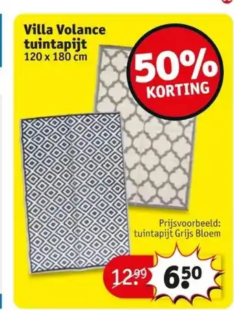 Kruidvat Villa volance tuintapijt aanbieding