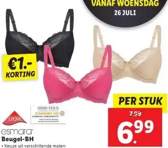 Lidl Esmara beugel-bh aanbieding