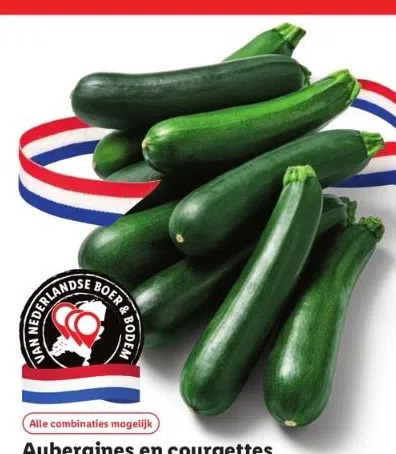 Aubergines en courgettes aanbieding bij Lidl