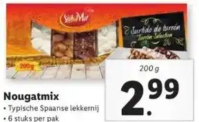 Lidl Nougatmix • typische spaanse lekkernij • 6 stuks per pak aanbieding