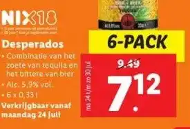 Lidl Desperados aanbieding