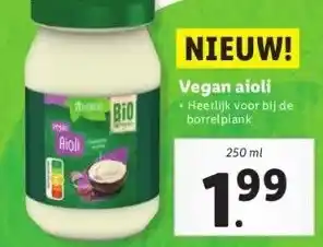 Lidl Vegan aioli aanbieding