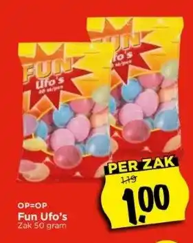 Vomar Voordeelmarkt Fun ufo's aanbieding