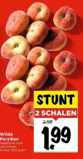 Vomar Voordeelmarkt Wilde perziken aanbieding