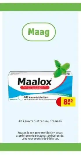 Kruidvat Maalox aanbieding