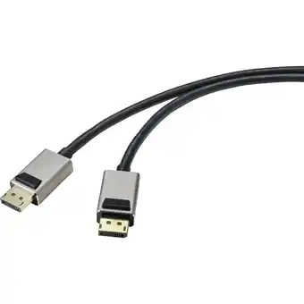 Conrad Speaka professional displayport aansluitkabel displayport stekker, displayport stekker 1.00 m zwart sp-9510448 ultra hd (8k)  aanbieding