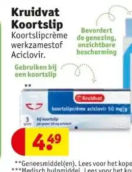 Kruidvat Kruidvat koortslip aanbieding