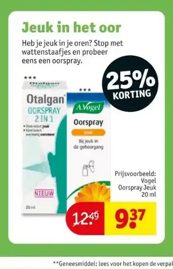 Kruidvat Jeuk in het oor aanbieding