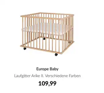 Babypark Europe Baby Laufgitter Arike II. Verschiedene Farben aanbieding