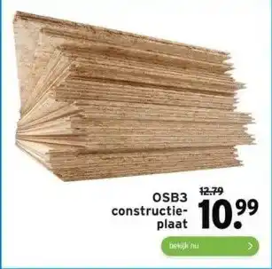 GAMMA Osb3 12.79 constructieplaat aanbieding