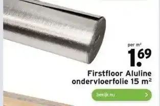 GAMMA Firstfloor aluline ondervloerfolie 15 m² bekijk nu aanbieding