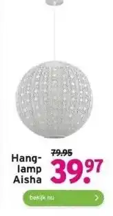 GAMMA Hanglamp aisha aanbieding