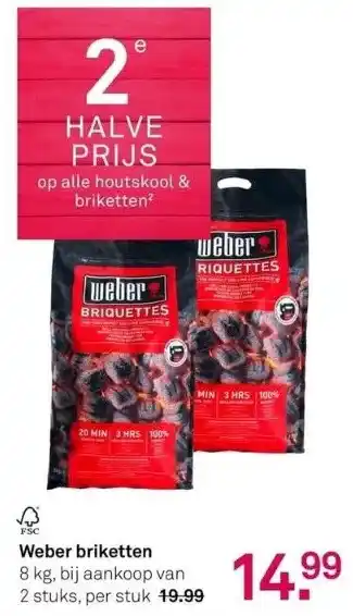 Karwei Weber briketten aanbieding