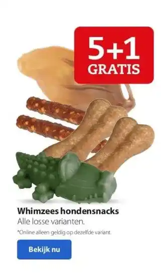 Pets Place Whimzees hondensnacks alle losse varianten. aanbieding