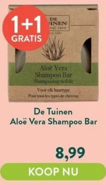 Holland & Barrett Aloë vera shampoo bar aanbieding