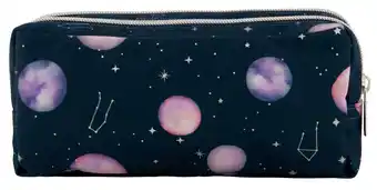 HEMA Hema etui met dubbele rits planeten aanbieding