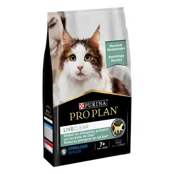 Zooplus Purina pro plan liveclear sterilised senior 7+ kalkoen kattenvoer - 2,8 kg aanbieding