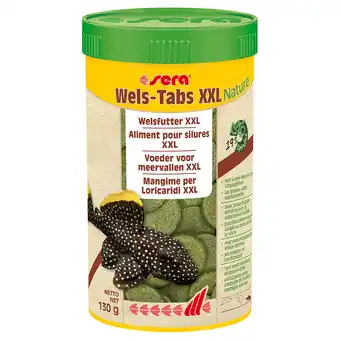 Zooplus Sera wels-tabs xxl nature - dubbelpak: 2 x 250 ml aanbieding