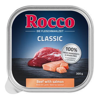 Zooplus Voordeelpakket rocco classic 27 x 300 g - rund met zalm aanbieding