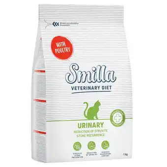 Zooplus Smilla veterinary diet urinary met gevogelte kattenvoer - 1 kg aanbieding