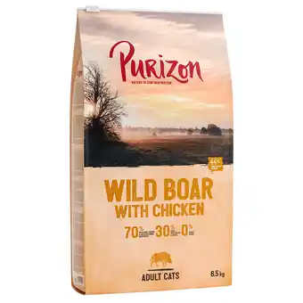 Zooplus 6,5kg adult wild zwijn & kip purizon kattenvoer aanbieding