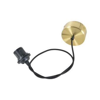 Praxis Corep pendellamp kriss textiel goud e27 aanbieding