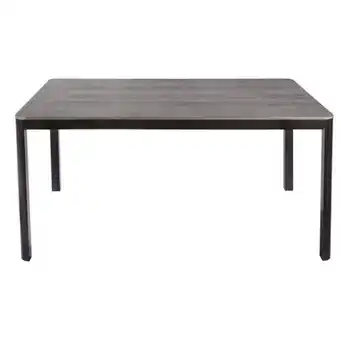 Praxis Trapani tuintafel + verstelbare poten polywood/aluminium 150x90x75cm aanbieding