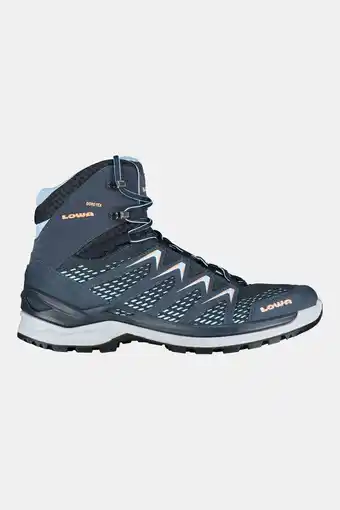 Bever Lowa innox pro gtx mid wandelschoenen dames middenblauw/zalmroze aanbieding